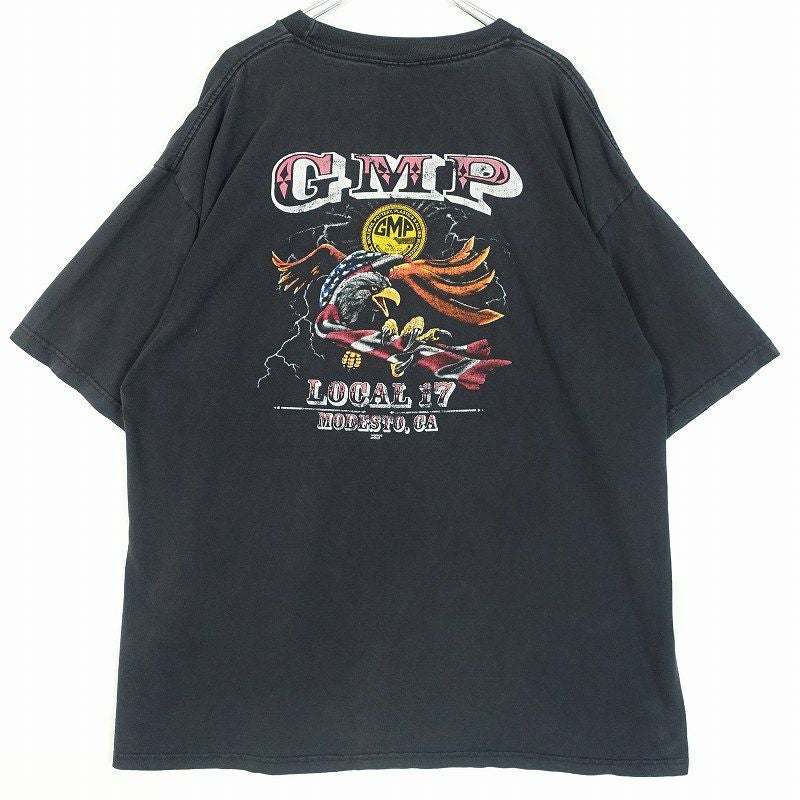 古着 UNION MADE バックプリント 黒Tシャツ | Flamingo Online 古着屋