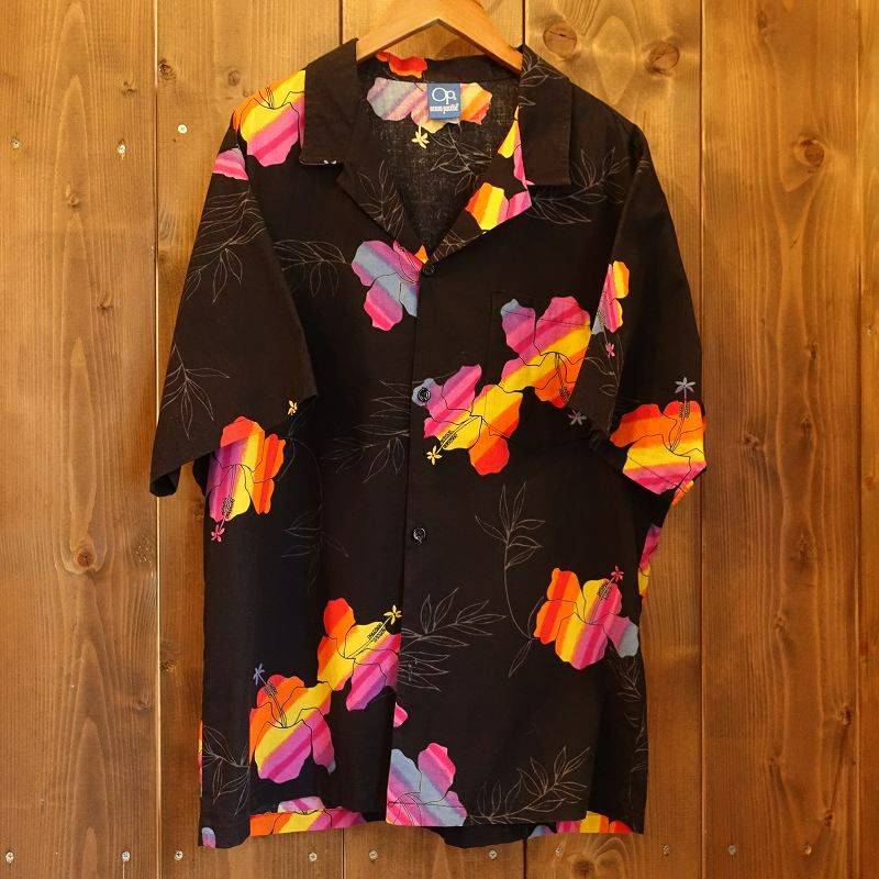 古着 90s oceanpacific 開襟 半袖柄シャツ | Flamingo Online 古着屋