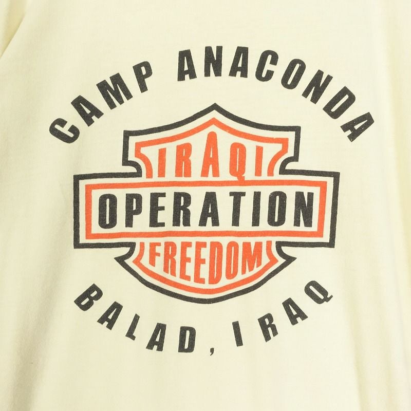 古着 90s iraqi freedom オーバーサイズ バックプリントTシャツ