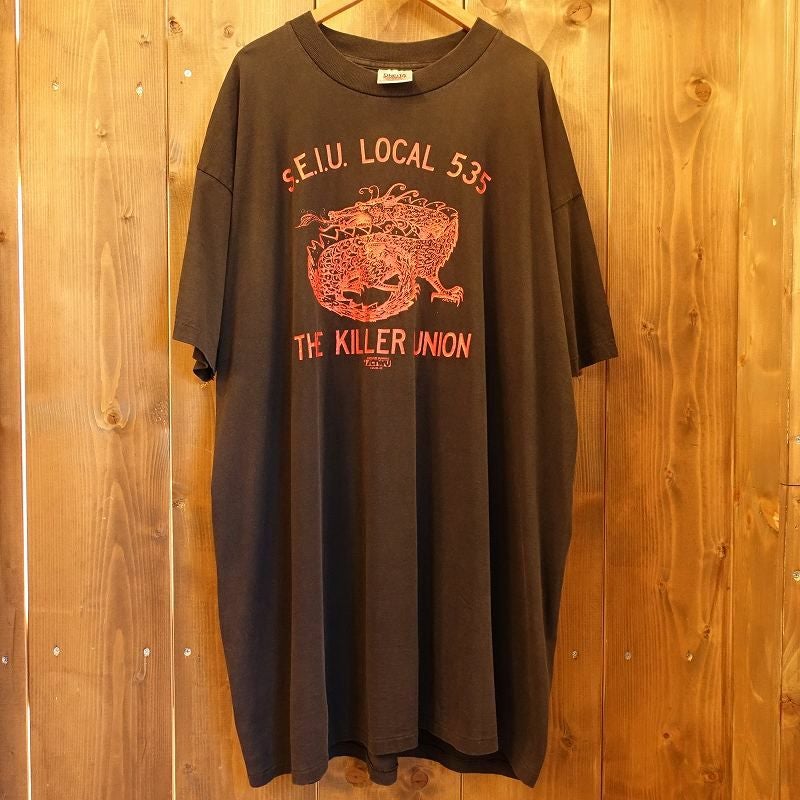 古着 vintage 90s ONIETA S.E.I.U. LOCAL 535 プリントTシャツ
