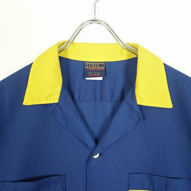 古着 80s Hilton 刺繍 ボウリングシャツ | Flamingo Online 古着屋