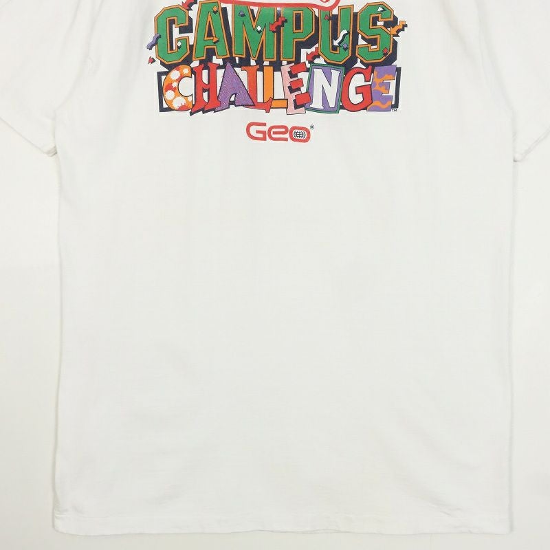 古着 90s USA製 Nintendo CAMPUSCHALLENGE グラフィックプリント T