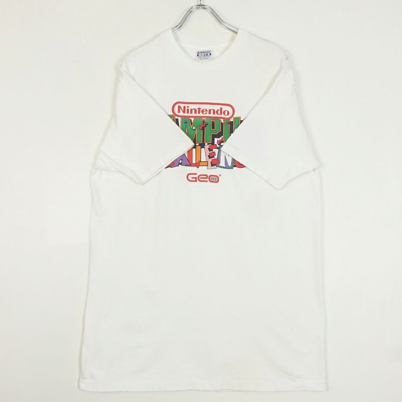 古着 90s USA製 Nintendo CAMPUSCHALLENGE グラフィックプリント 古着 90s USA製 Nintendo CAMPUSCHALLENGE グラフィックプリント