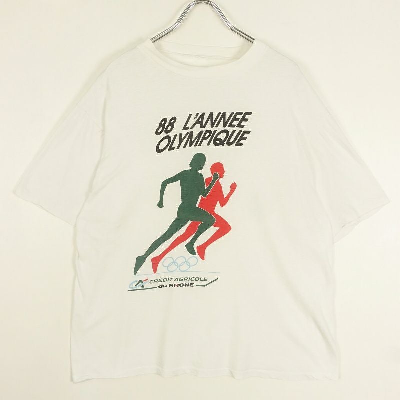 80s 90s Tシャツ 半袖 ウルトラマラソン プリント ホワイト レディース 古着 スポーツMIX 古着 80s マラソン イベント プリント Tシャツ | Flamingo Online