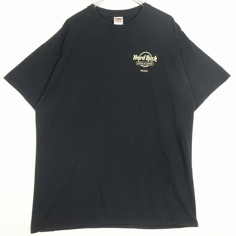 古着 ハードロックカフェ ロゴプリント 黒Tシャツ | Flamingo Online