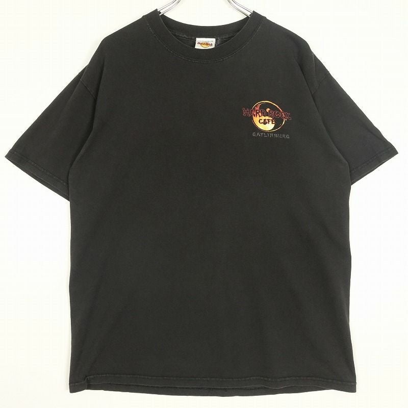 古着 ハードロックカフェ ロゴプリント 黒Tシャツ | Flamingo Online