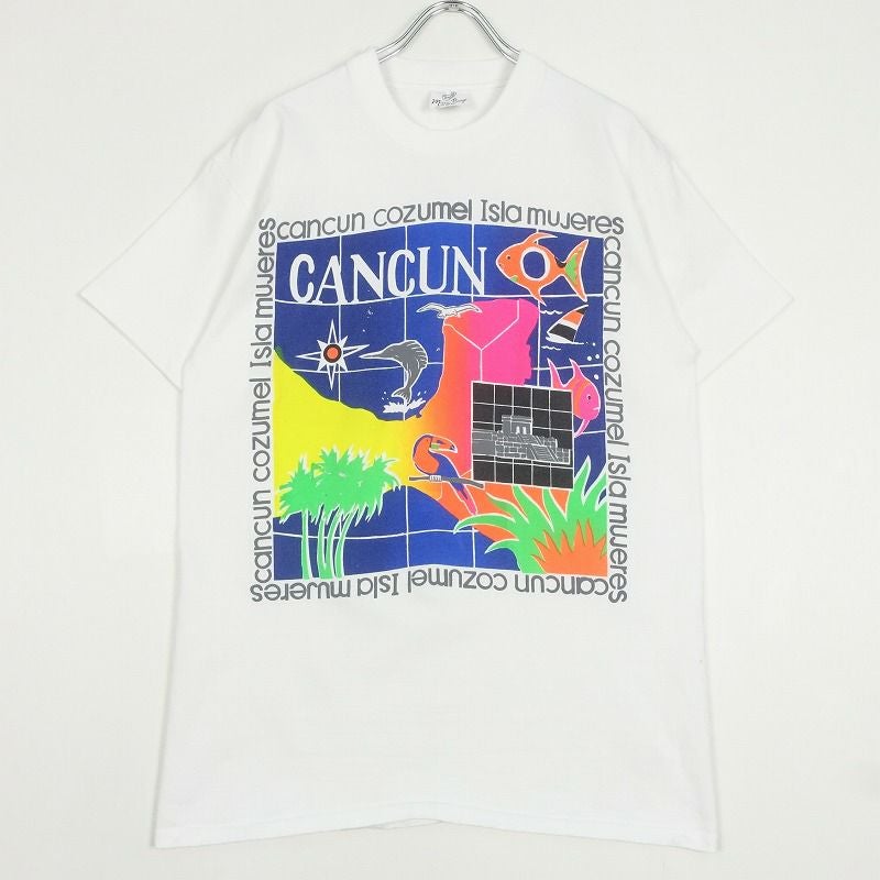 古着 90s ManyBargi ネオンカラー プリントTシャツ | Flamingo Online