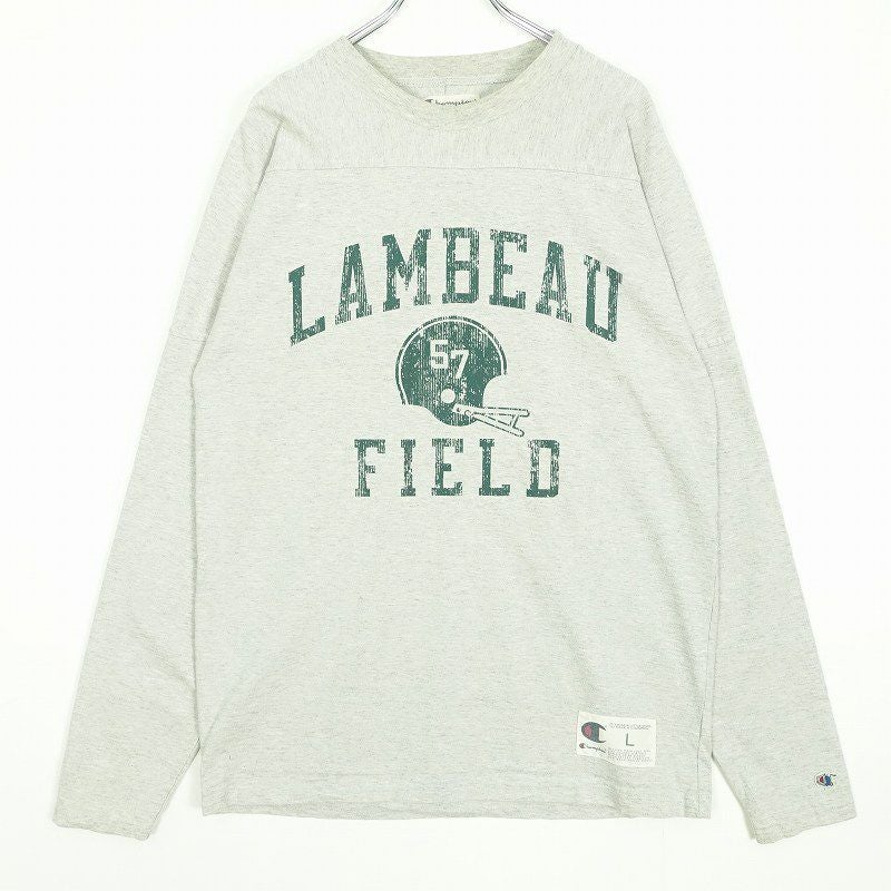 古着 Champion アメフト ロゴプリント ロンT | Flamingo Online 古着屋