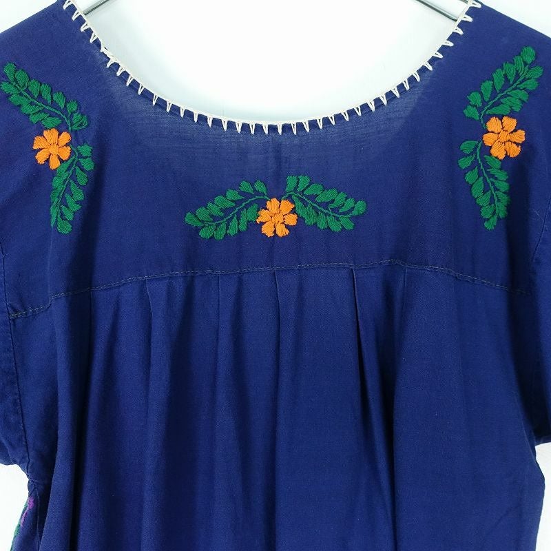 古着 メキシコ刺繍 エスニック ワンピース | Flamingo Online 古着屋