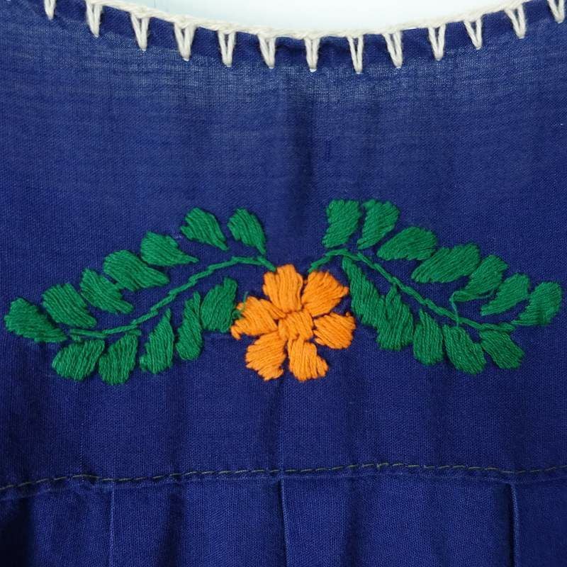 古着 メキシコ刺繍 エスニック ワンピース | Flamingo Online 古着屋