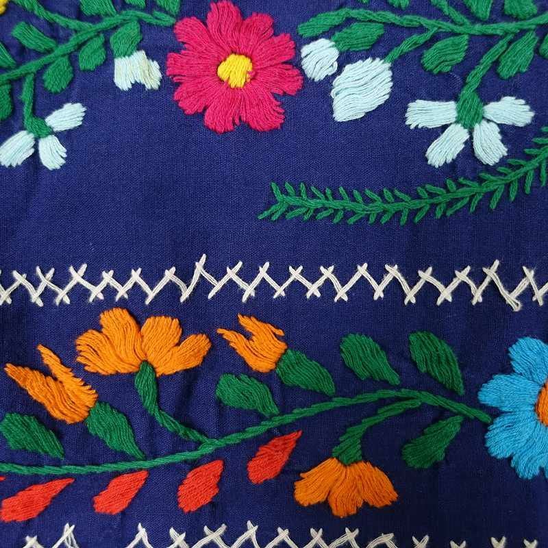古着 メキシコ刺繍 エスニック ワンピース | Flamingo Online 古着屋