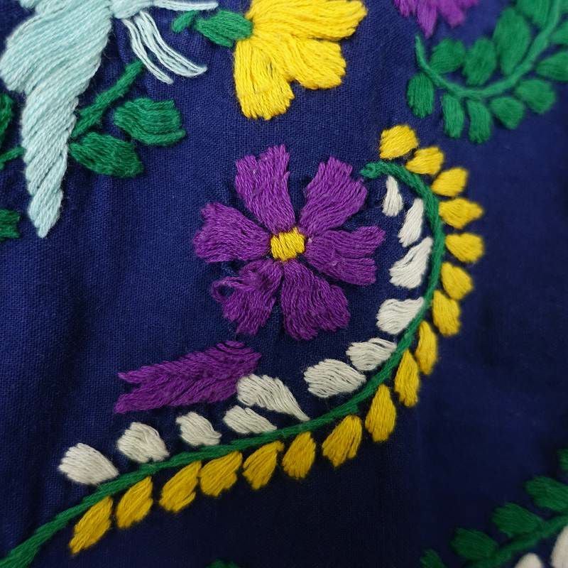 古着 メキシコ刺繍 エスニック ワンピース | Flamingo Online 古着屋