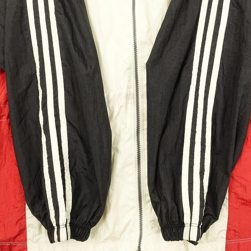 【レア】ヴィンテージ　90s ドローコード　adidas　スノーボードウェア 古着 90s adidas ドローコード ナイロンジャケット | Flamingo Online