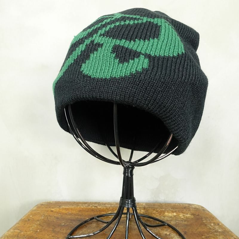 FAFATTニット帽 FAFATT ロゴ入り ポンポン ニット帽 | Flamingo Online 古着屋