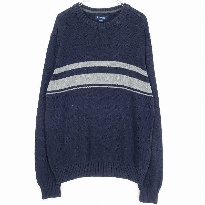 古着 ST.JOHN'SBAY ライン入り コットンニット | Flamingo Online 古着