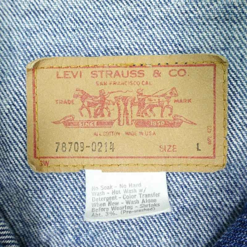 古着 80s USA製 Levi's 78709-0214 デニムジャケット | Flamingo