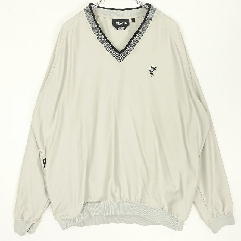 Ashworth ゴルフウェア Lサイズ ナイロンブルゾン 古着【90sモデル】 古着 Ashworth ゴルフ ナイロンプルオーバー | Flamingo Online 古着屋