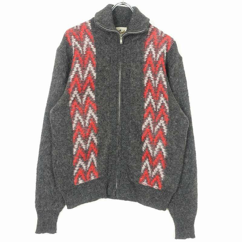 60s ビンテージ モヘア系 ウールジャケット 60～70s WOLF BROTHERS Mohair Cardigan Red 60～70年代 モヘア