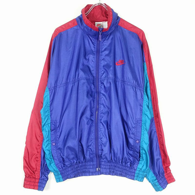 古着 90s NIKE マルチカラー ナイロンジャケット | Flamingo Online