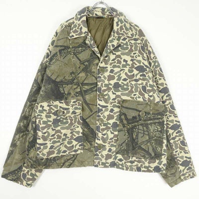 古着 80s RECLAIMEDVINTAGE 切替 カモ柄 ジャケット | Flamingo Online 