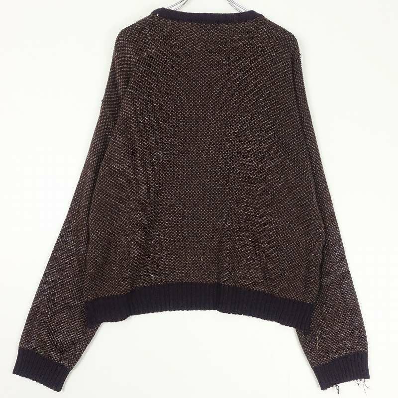 古着 used 〜00s IVY CREW アクリルニットセーター ヴィンテージ 総柄