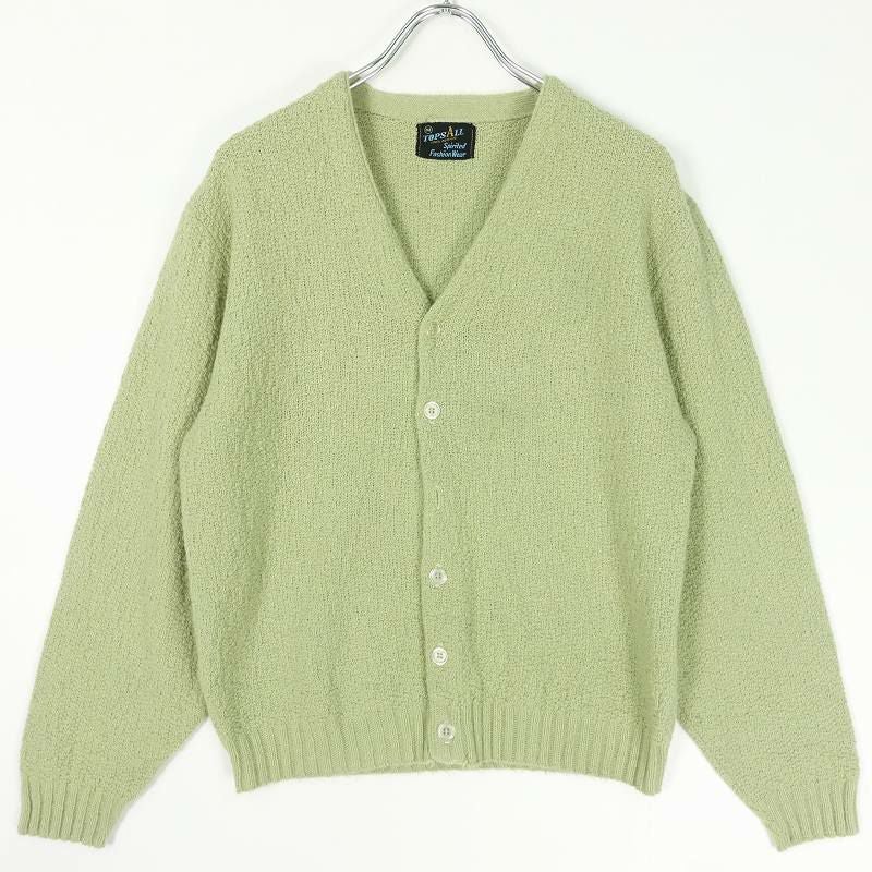 カーディガン 60's JOCKEY cardigan 古着 60s JOCKEY チェック モヘアカーディガン | Flamingo Online 古着