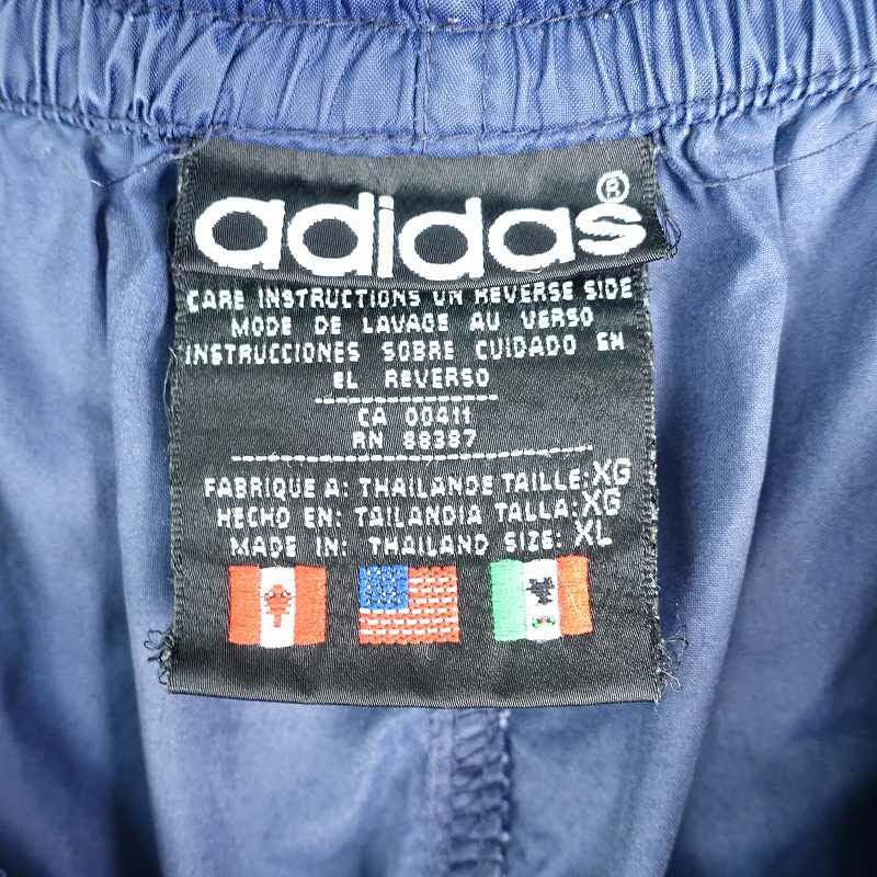 古着 80s adidas トレフォイル ナイロンジャージパンツ | Flamingo