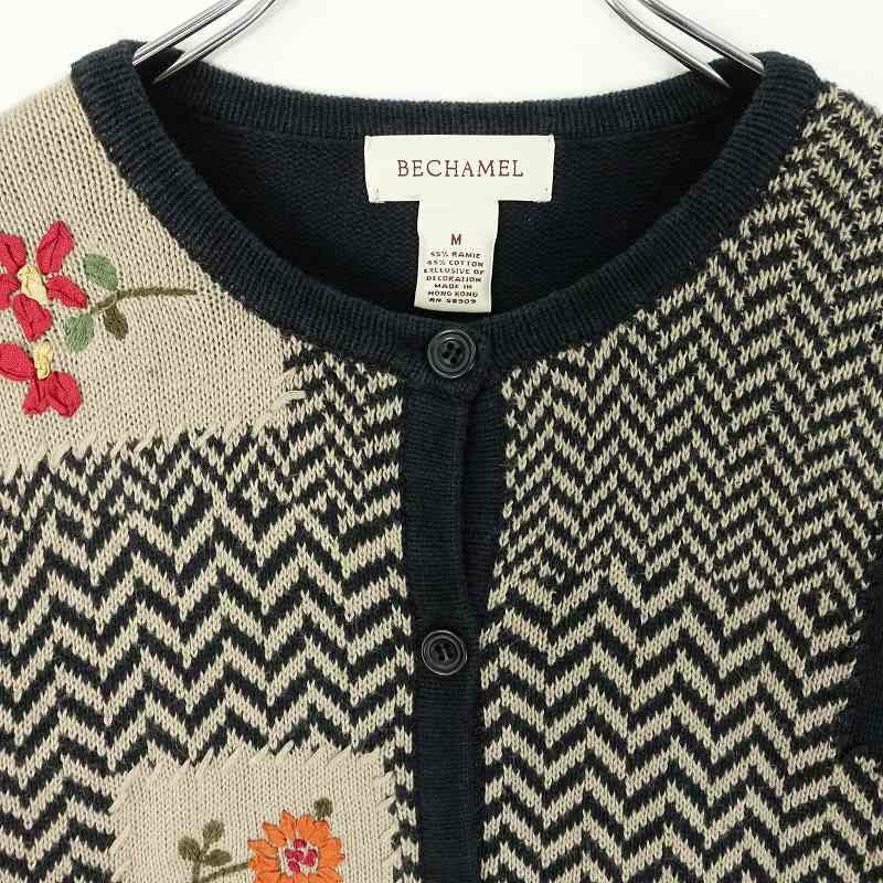 古着 BECHAMEL お花刺繍 ニットカーディガン | Flamingo Online 古着屋
