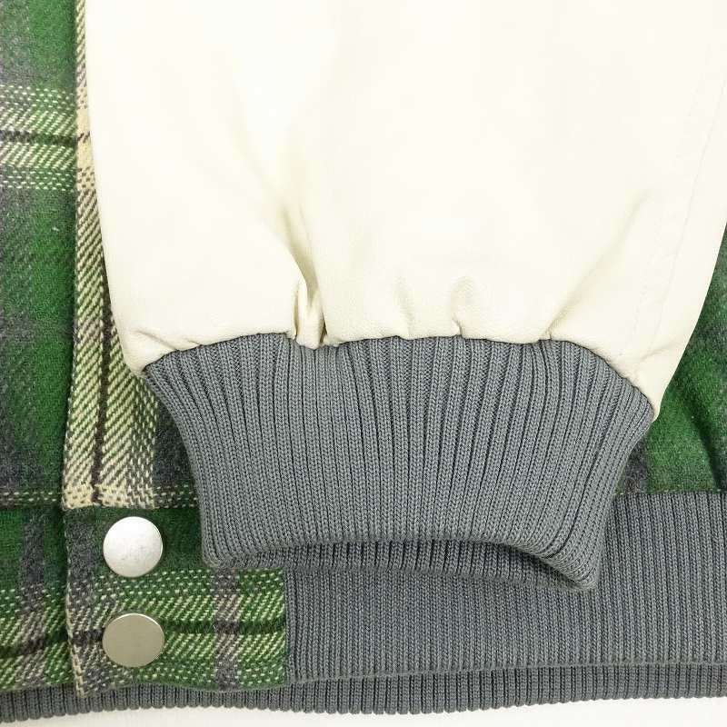 fafatt チェック 切替 スタジャン | Flamingo Online 古着屋フラミンゴ 