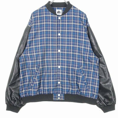 fafatt チェック 切替 スタジャン | Flamingo Online 古着屋フラミンゴ 