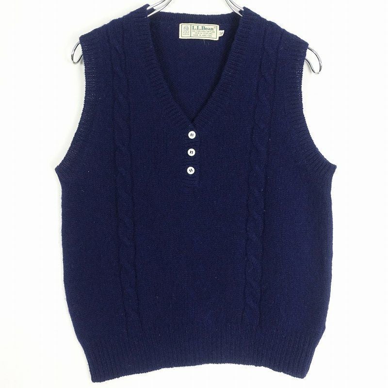古着 80s L.L.Bean ウールニットベスト | Flamingo Online 古着屋