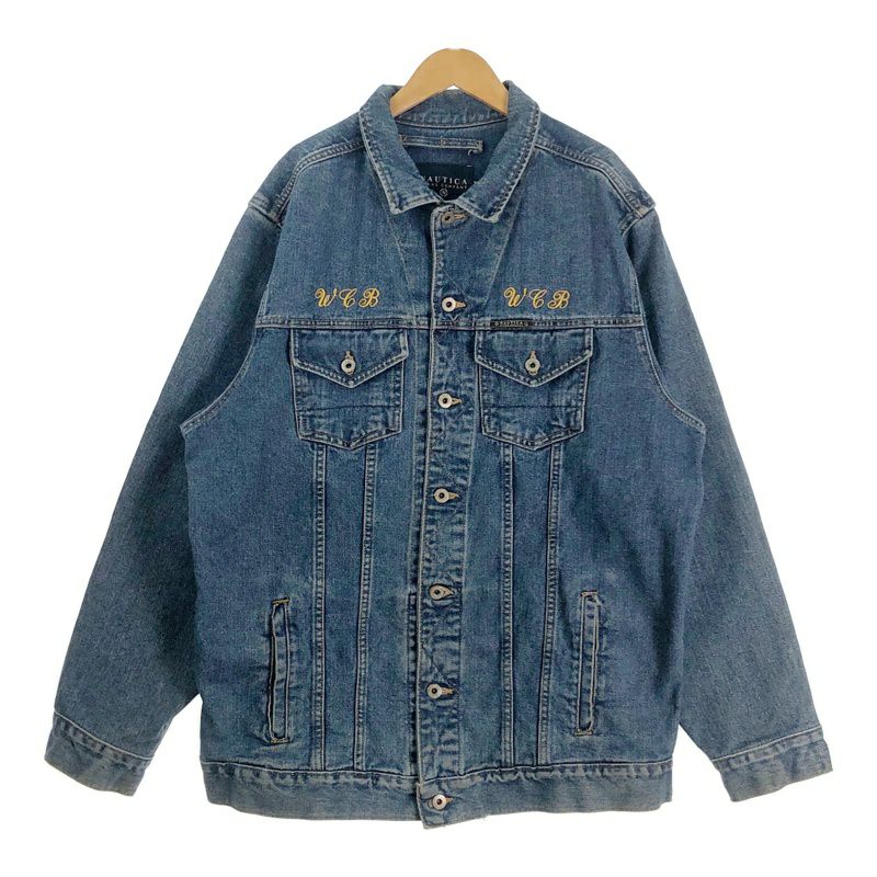 古着 NAUTICA 刺繍入りデニムジャケット | Flamingo Online 古着屋