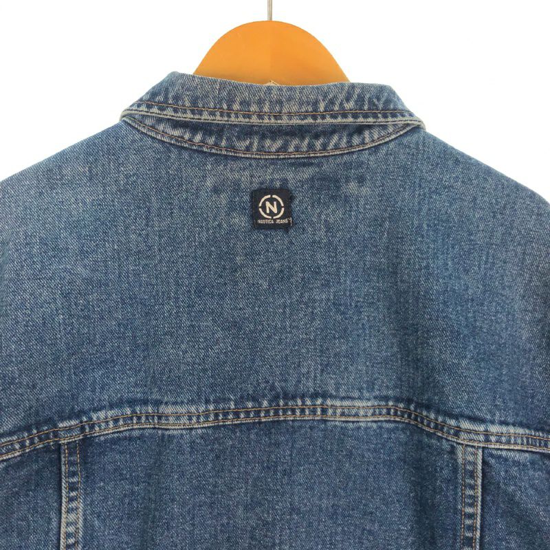 古着 NAUTICA 刺繍入りデニムジャケット | Flamingo Online 古着屋