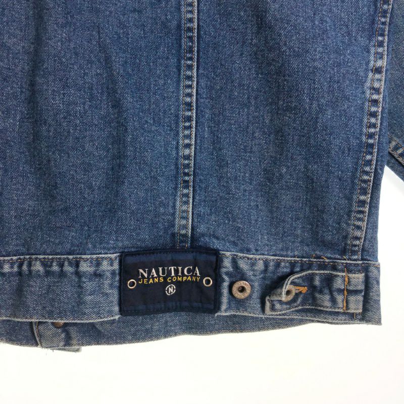 古着 NAUTICA 刺繍入りデニムジャケット | Flamingo Online 古着屋