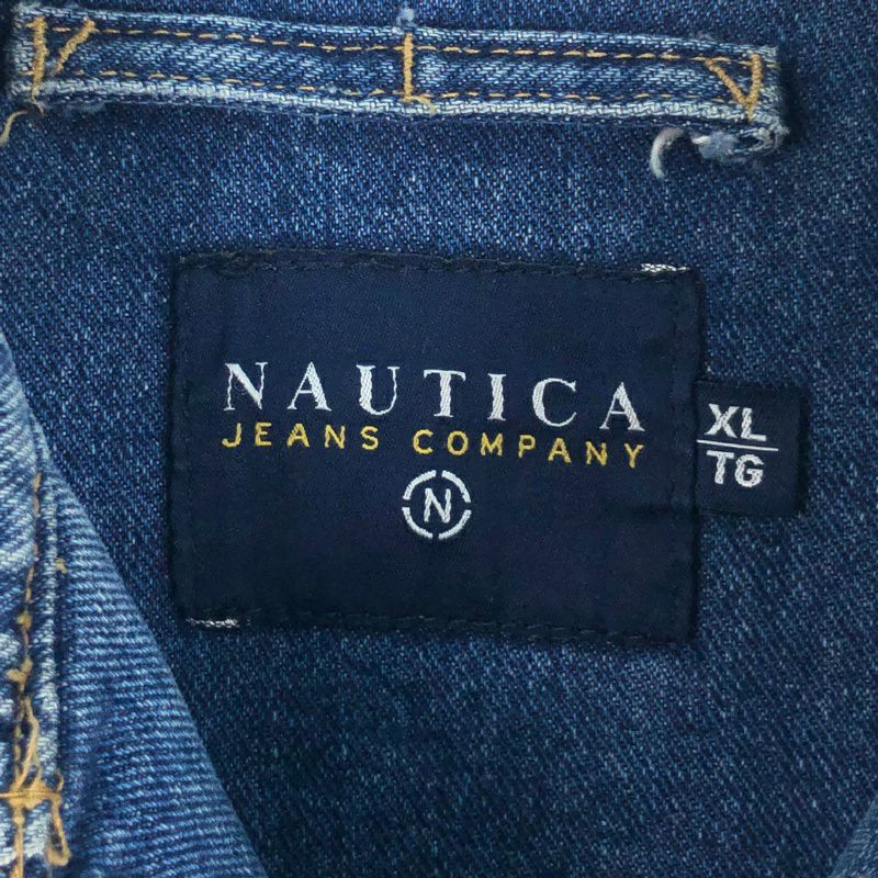 古着 NAUTICA 刺繍入りデニムジャケット | Flamingo Online 古着屋