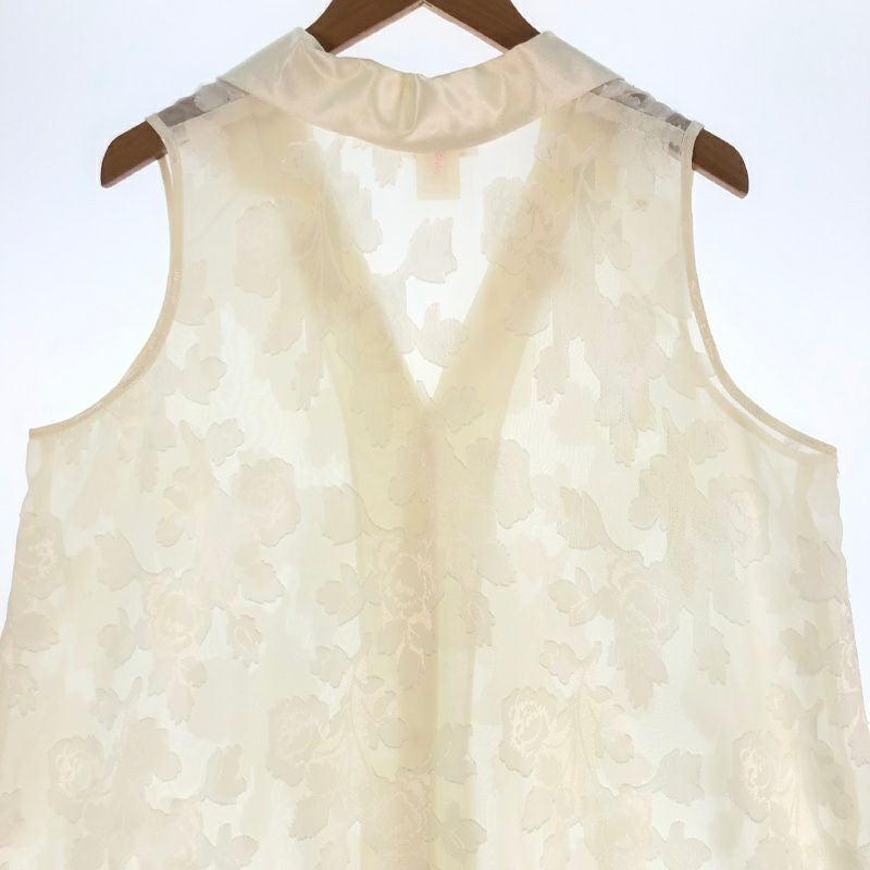 古着 USA製 シースルー 花柄ノースリーブチュニック | Flamingo Online