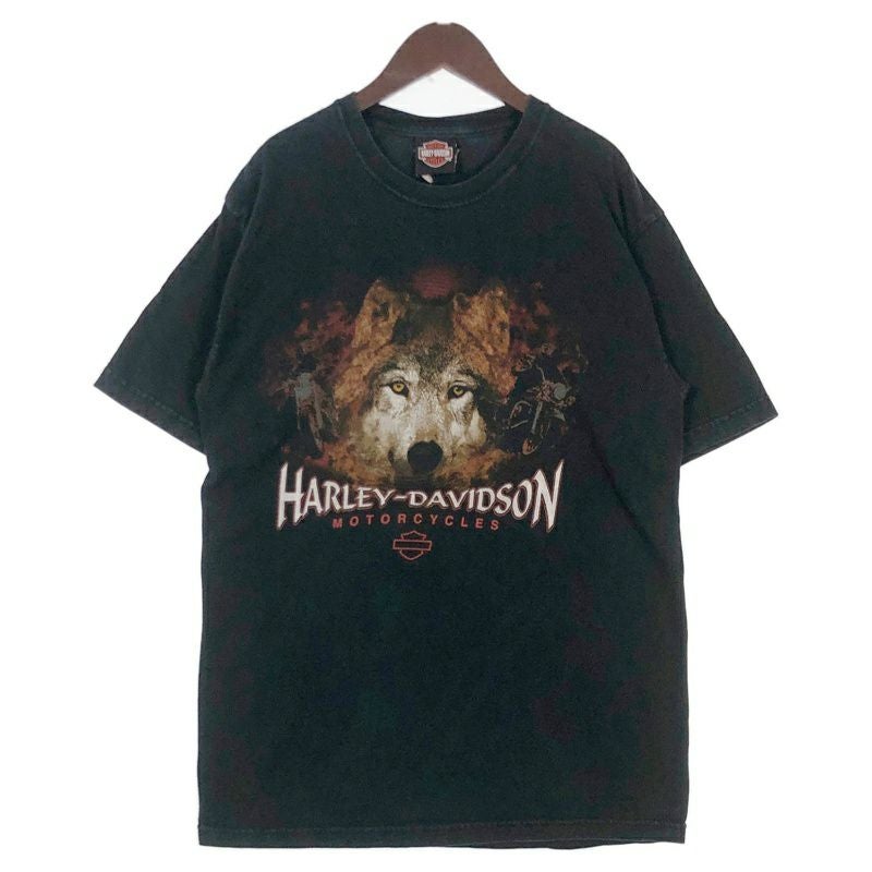 古着 HARLEY-DAVIDSON オオカミプリント Tシャツ | Flamingo Online