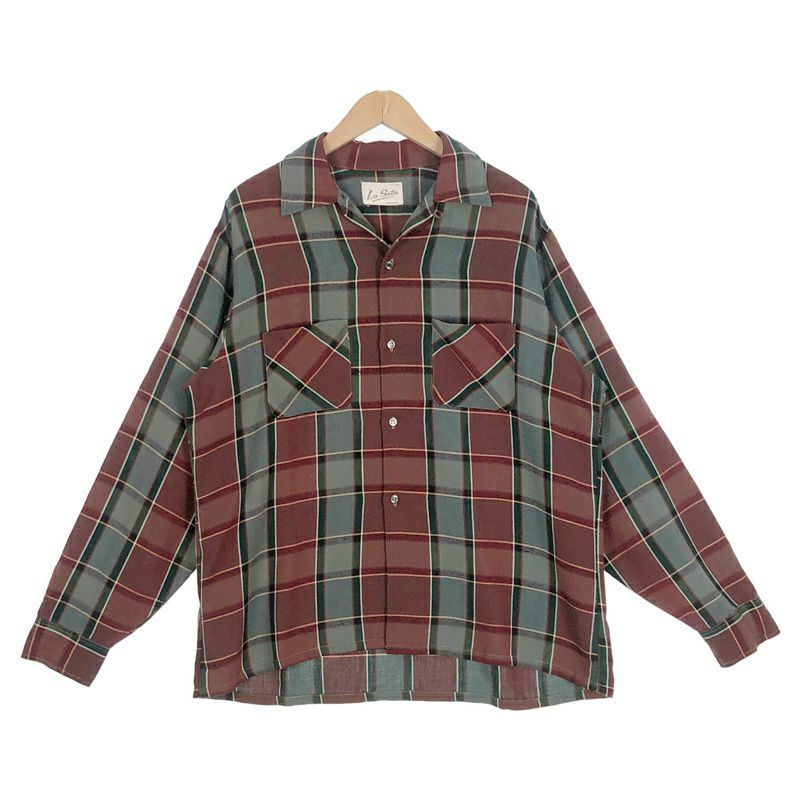 古着 50s ボックス長袖シャツ ピルグリム レーヨン | Flamingo Online