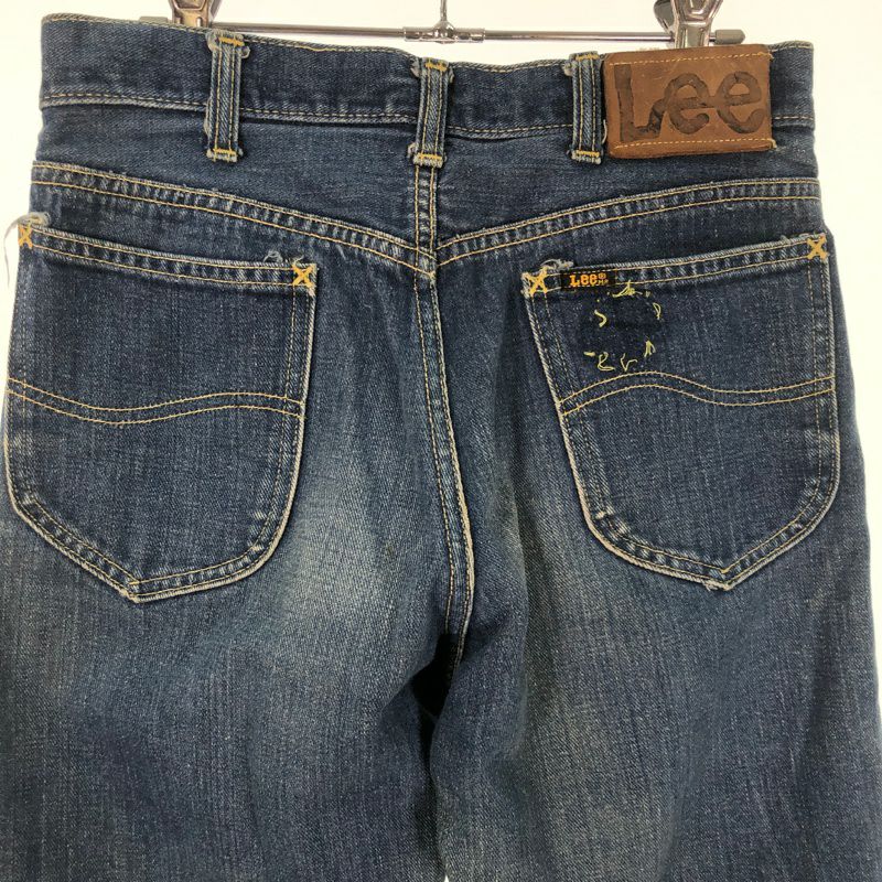 古着 70s Lee 200 RIDERS 黒タグ ブーツカット デニムパンツ
