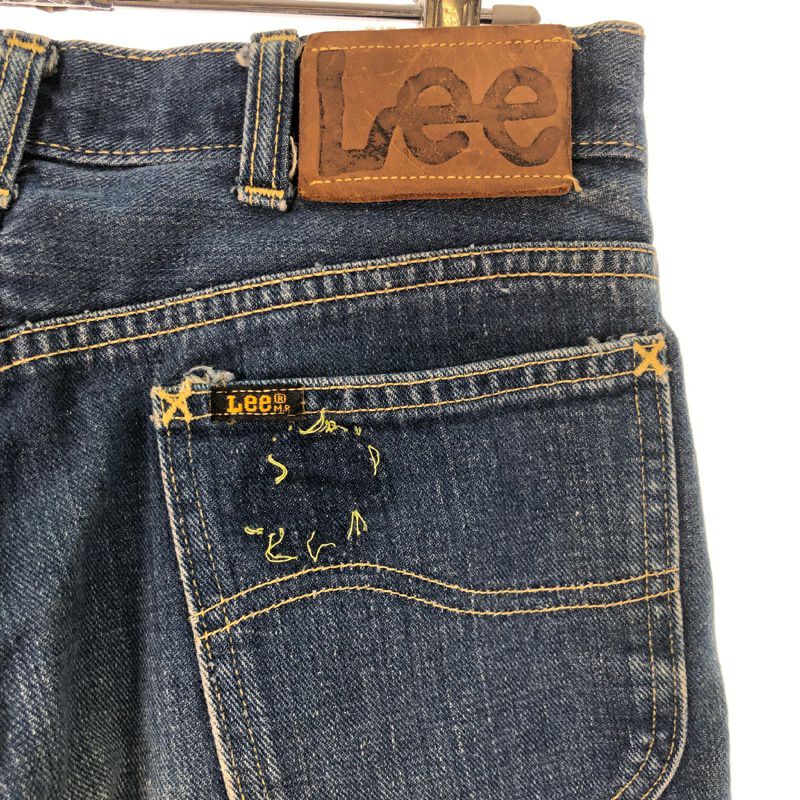 古着 70s Lee 200 RIDERS 黒タグ ブーツカット デニムパンツ 