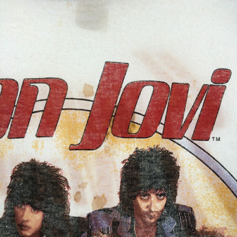 古着 80s USA製 BonJovi ラグラン バンド Tシャツ | Flamingo Online