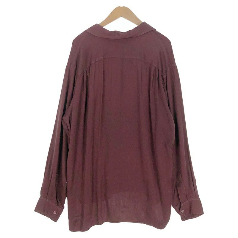 古着 40s オープンカラー レーヨン 長袖シャツ | Flamingo Online 古着