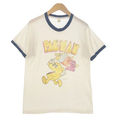 古着 80s PAC-MAN トリムTシャツ | Flamingo Online 古着屋フラミンゴ 
