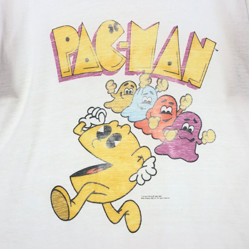 古着 80s PAC-MAN トリムTシャツ | Flamingo Online 古着屋フラミンゴ