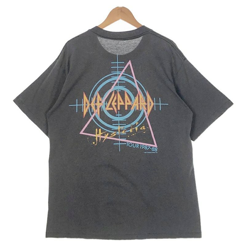 古着 80s DEF LEPPARD HYSTERIA プリントTシャツ | Flamingo Online