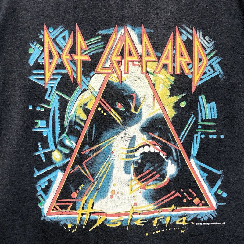古着 80s DEF LEPPARD HYSTERIA プリントTシャツ | Flamingo Online