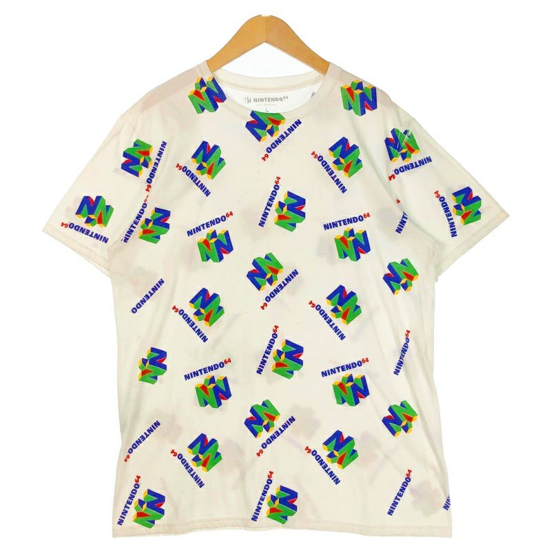 古着 NINTENDO64 総柄Tシャツ | Flamingo Online 古着屋フラミンゴ