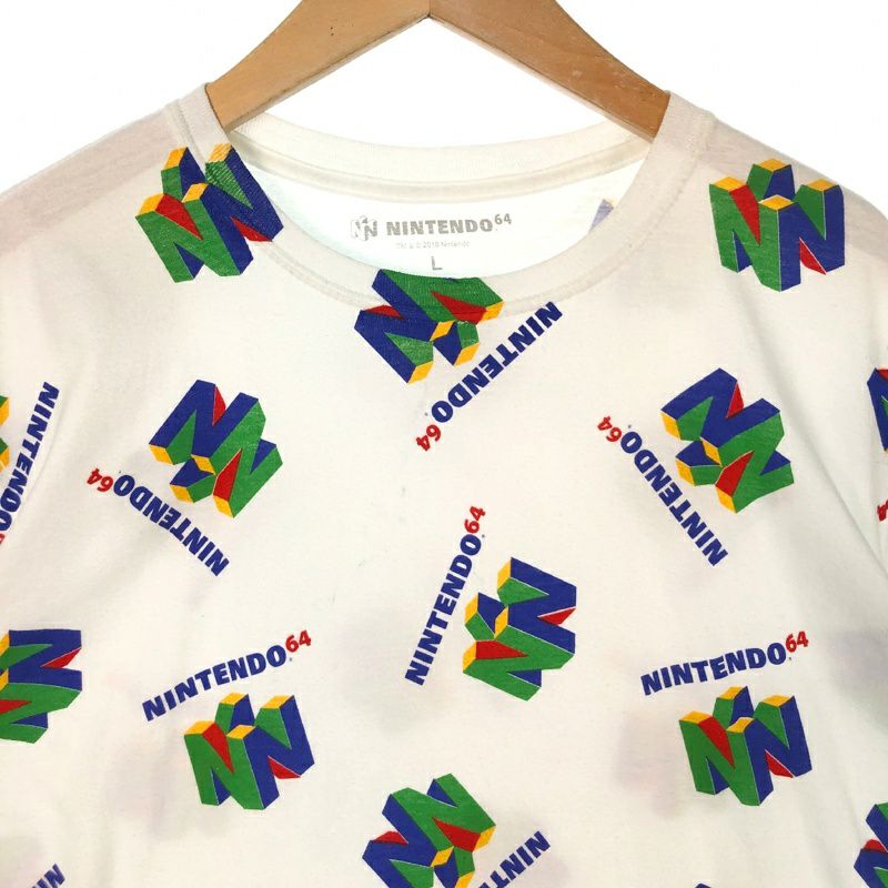 古着 NINTENDO64 総柄Tシャツ | Flamingo Online 古着屋フラミンゴ