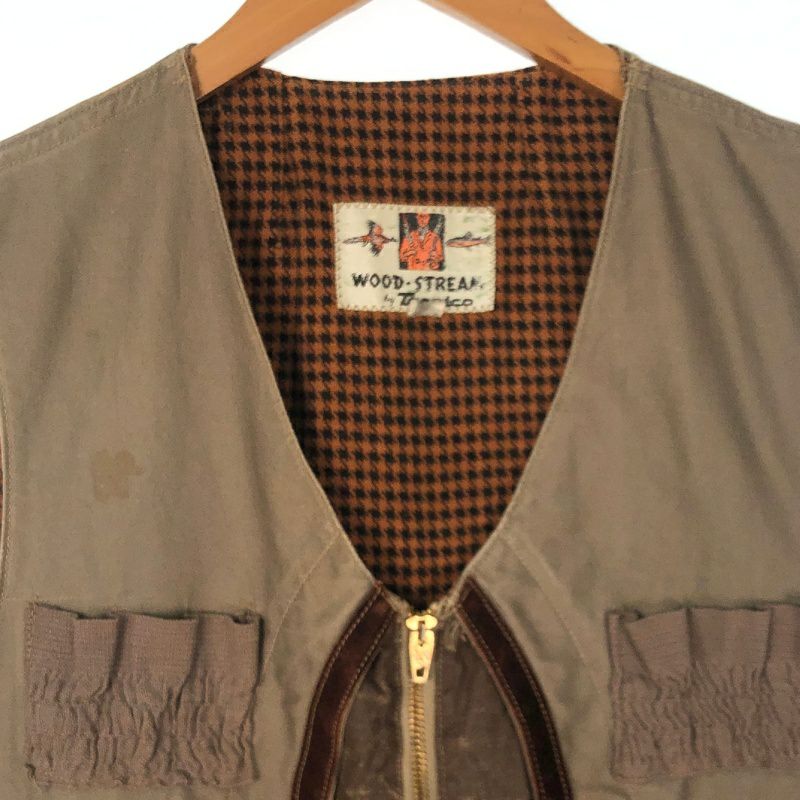 古着 50s WOOD-STREAM ハンティングベスト | Flamingo Online 古着屋