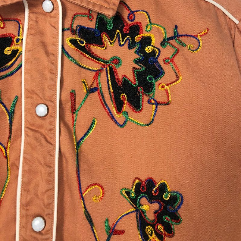 古着 70s Lady selkirk 刺繍ウエスタンシャツ | Flamingo Online 古着